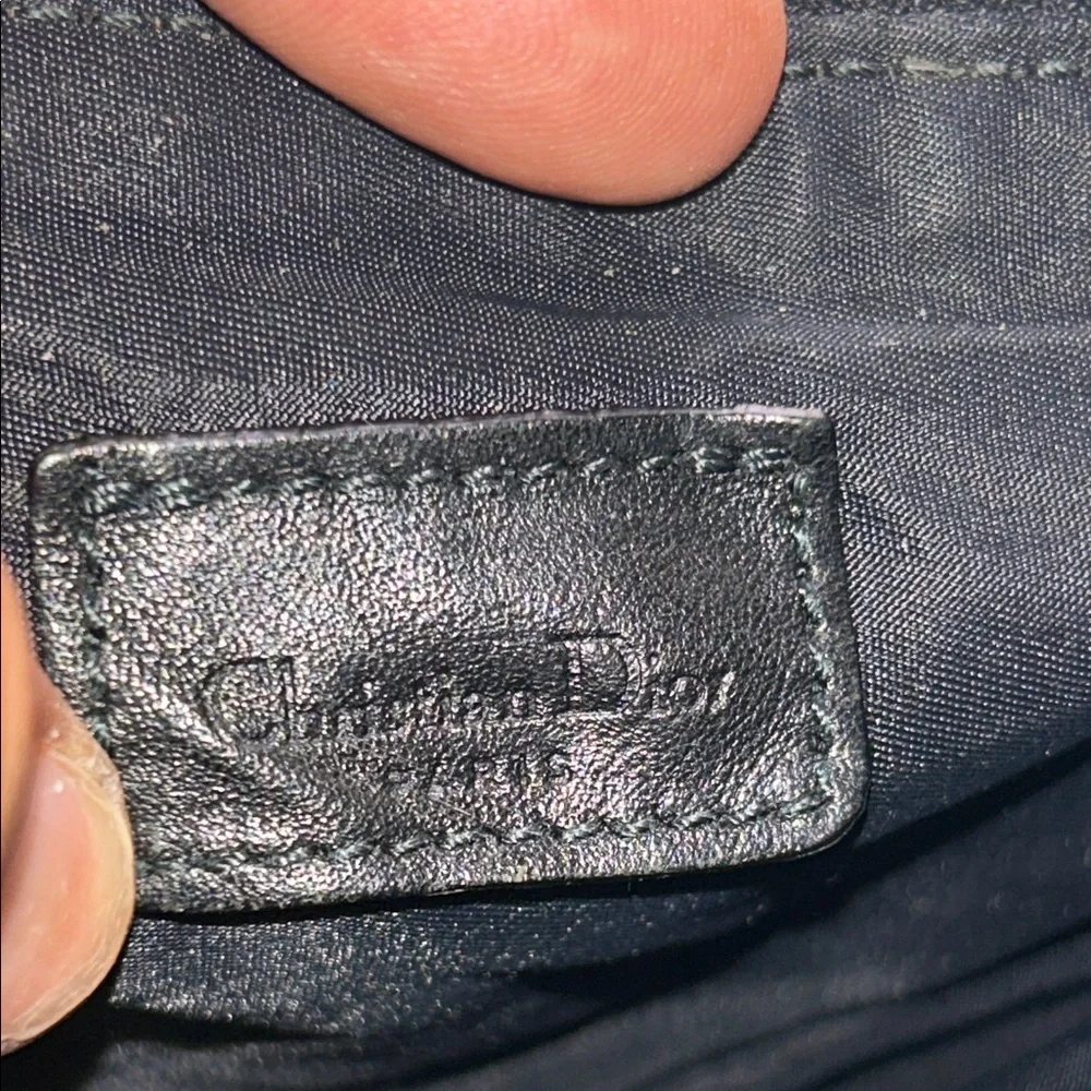 Christian Dior Brown Vintage Saddle Bag Canvas Shoulder Bag - Picture 13 of 16